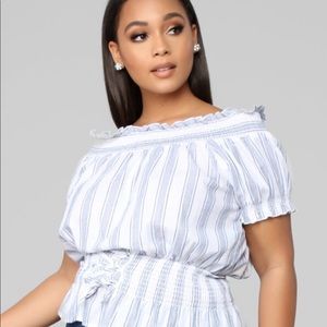 Perfect selection off the shoulder top